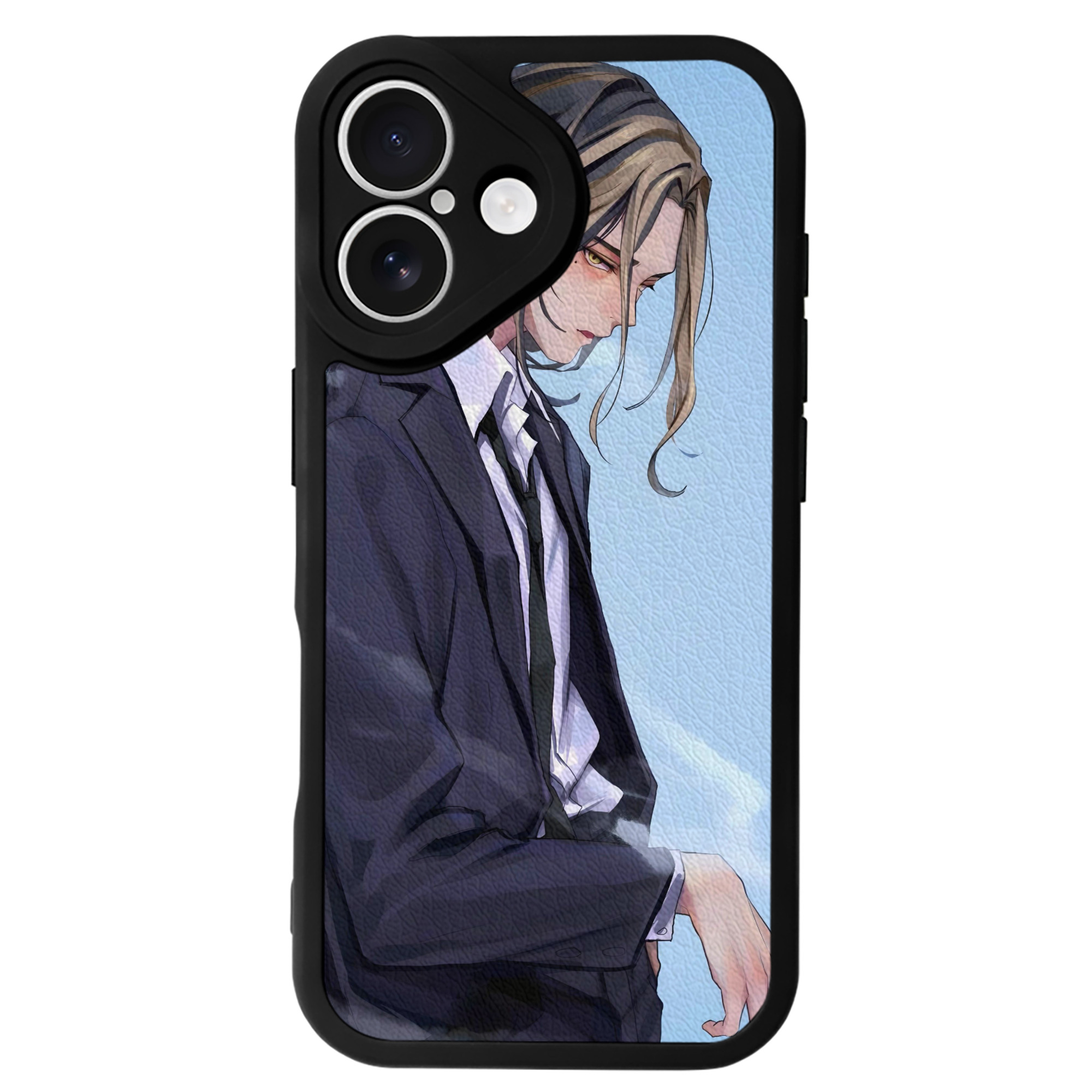 （画像用） 東京リベンジャーズ Tokyo Revengers 【iPhone 16シリーズ対応】シリコンスマホケース（レザー調） 材質：シリコン